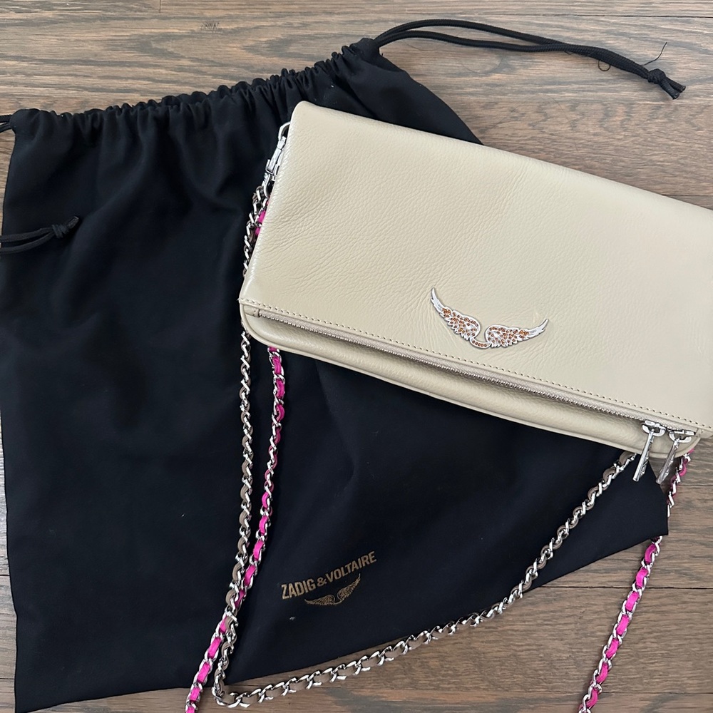 Zadig & Voltaire Leather Exterior Large Bag